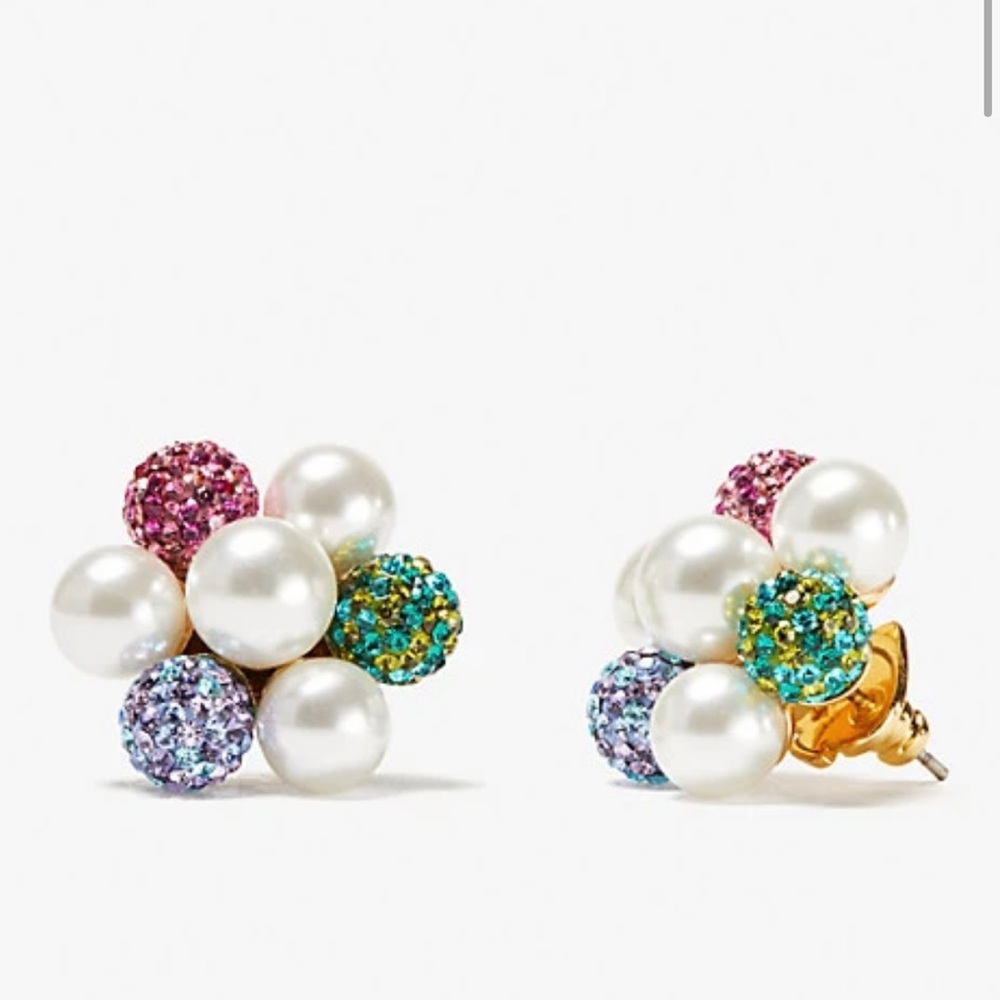 ISO Kate Spade Pearl Power Cluster Studs